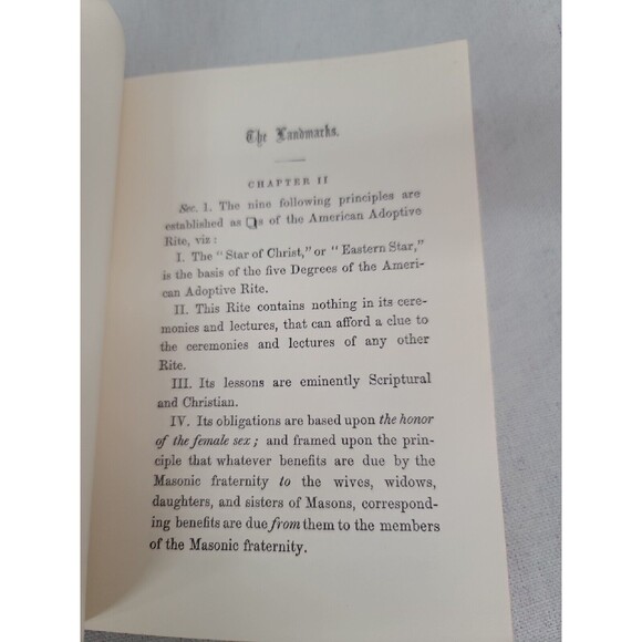 Antique RARE 1855 The Mosaic Book American Adoptibe Rite. 1st Edition - Picture 11 of 13